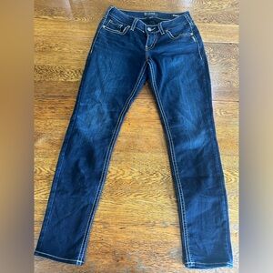 Silver Suki Mid Skinny Jeans- Super Stretch